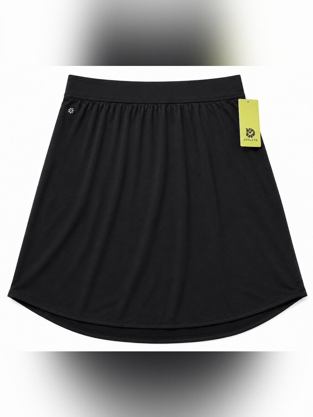 ALL IN MOTION ATHLETIC SKIRT WITH SHORTS SIZE MEDIUM LONG BLACK SKORT